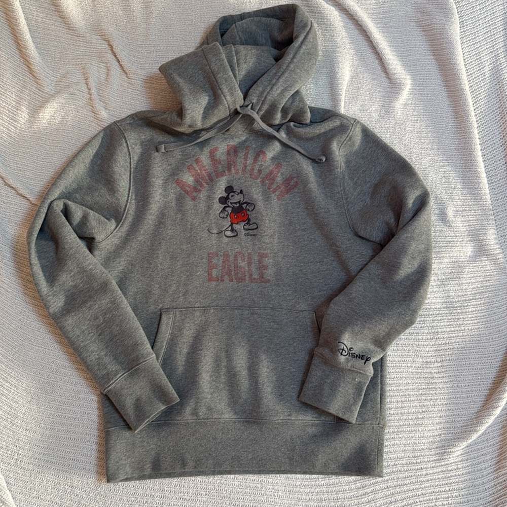 Disney x AE Collab Mickey Mouse Super Soft Fleece Hoodie - Picture 9 of 10